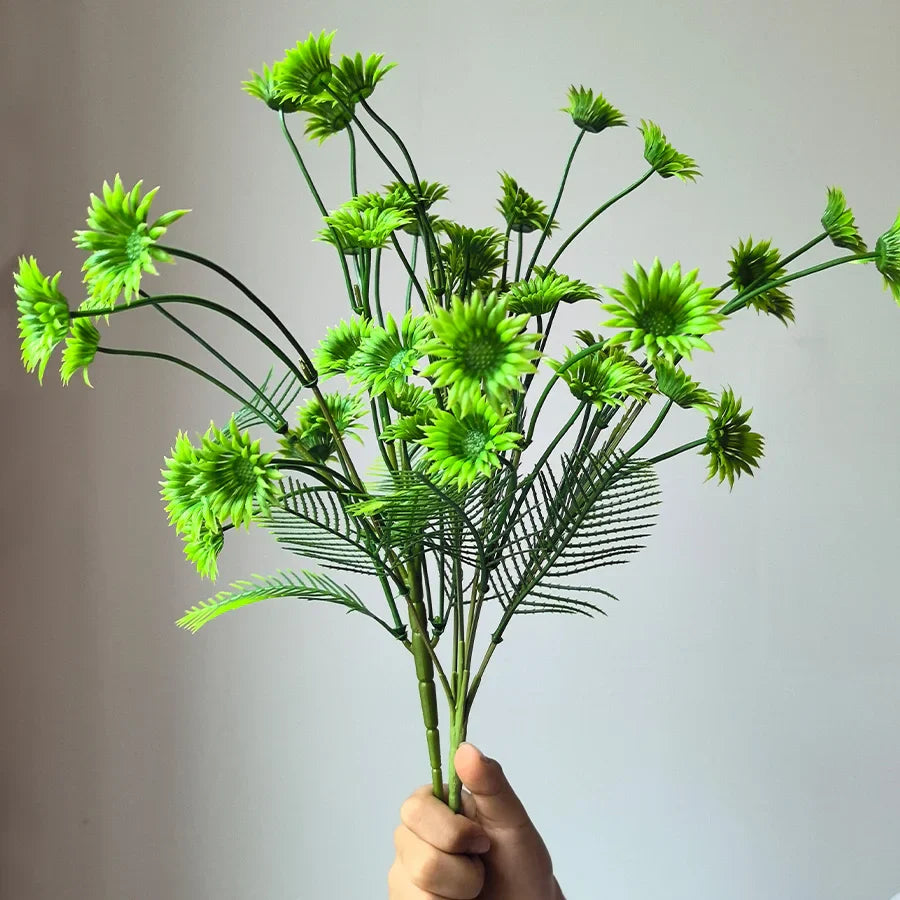 Dlight Decor 37cm Eucalyptus Money Plant Branch for Home and Garden Decor