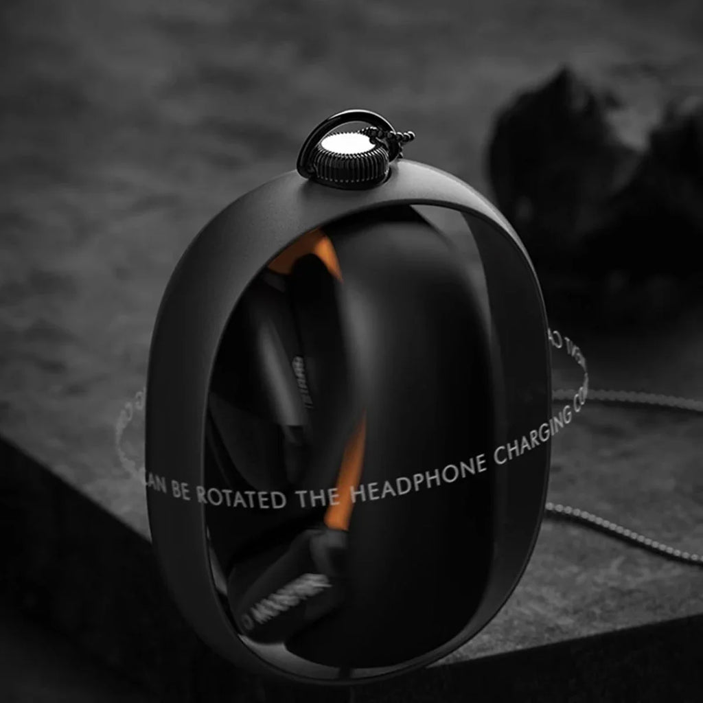 MINISO M99 Open Earphone Bluetooth 5.4 ANC Noise-Cancelling Sport Wireless Headphones IPX5 Waterproof Orange Glowing Earbuds