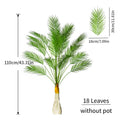Dlight Decor 120cm Tall Palm Tree Branch with Coconut Leaves for Home and Office Decor