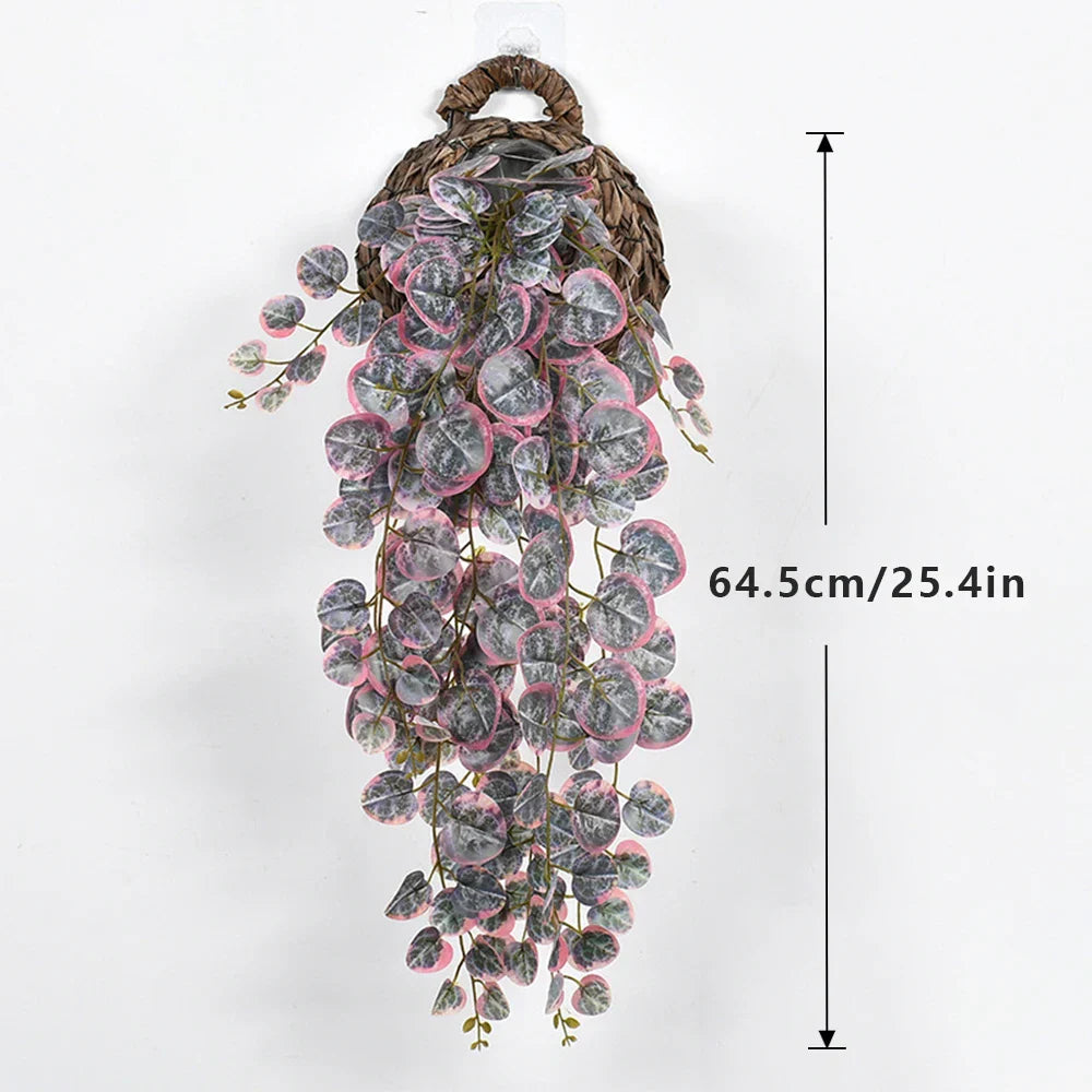 Dlight Decor Eucalyptus Begonia Vines for Hanging Garden and Wall Decor