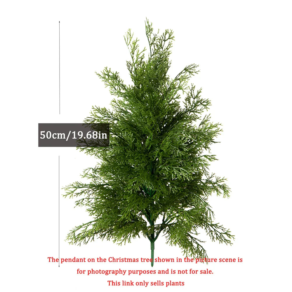 Dlight Decor 50cm Christmas Pine Tree with Realistic Cedar Branch