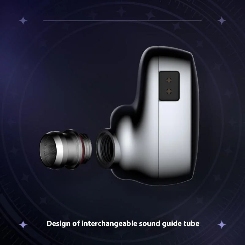 SIMGOT EA500 DSP Wired Earphones With Mic Dual-Magnetic-Circuit Dual-Cavity HiFi Stereo Music Headphone Custom Gaming Earbuds