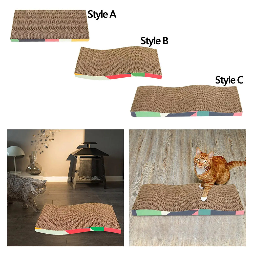 Cat Scratchers Cardboard Corrugated Grind Claws Pet Bed Durable Furniture Protection Cat Sofa for Indoor Cats Kittens Exercise