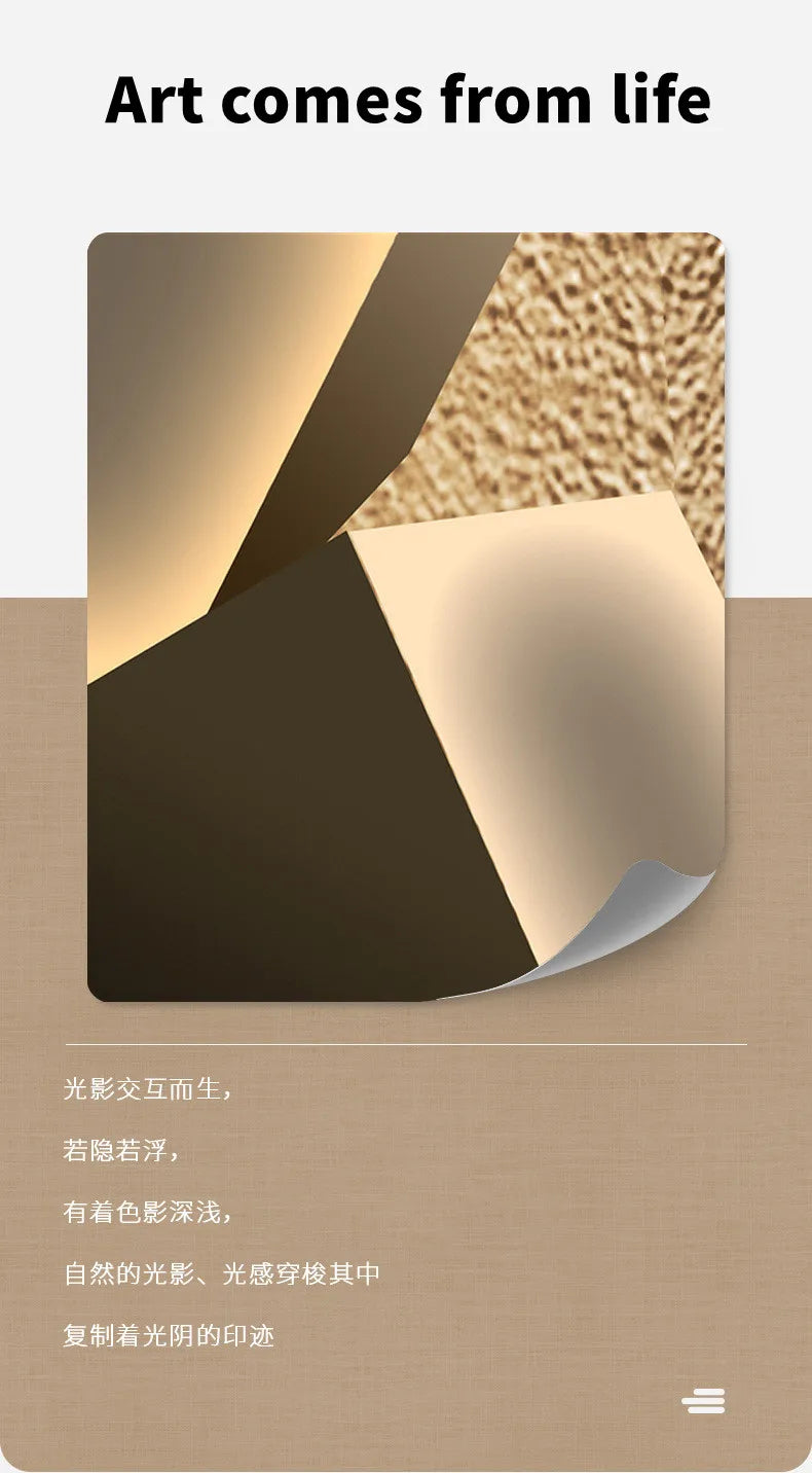 Dlight Decor Crystal Wall Art Glow Lamp for Interiors