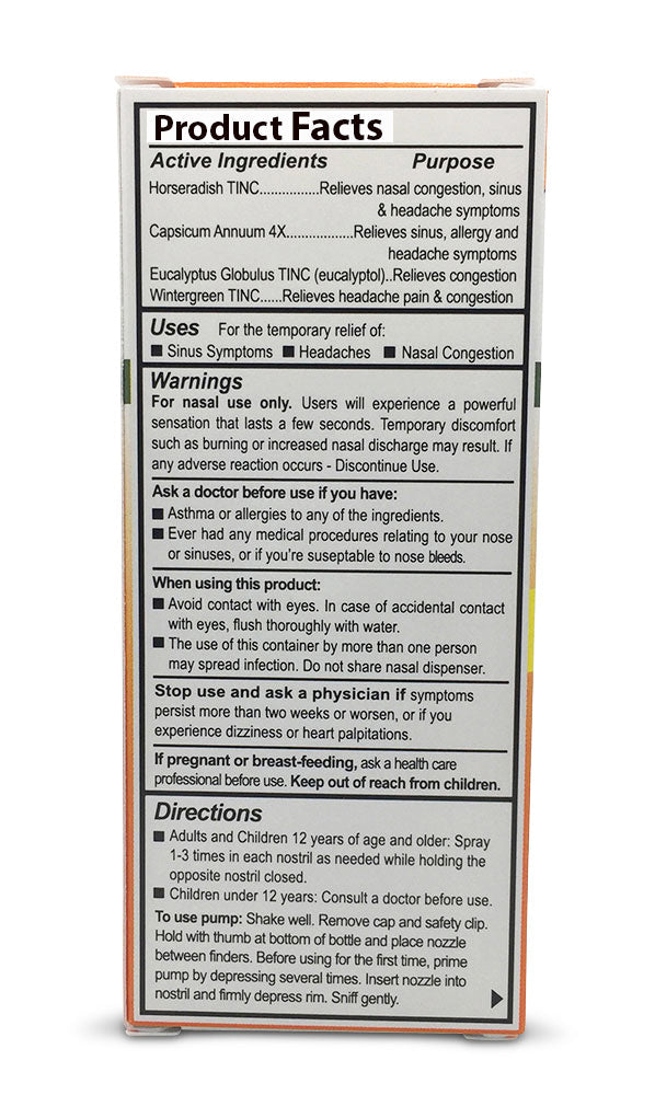 Sinus Plumber Pepper Nasal Spray – Allergy & Sinus Relief