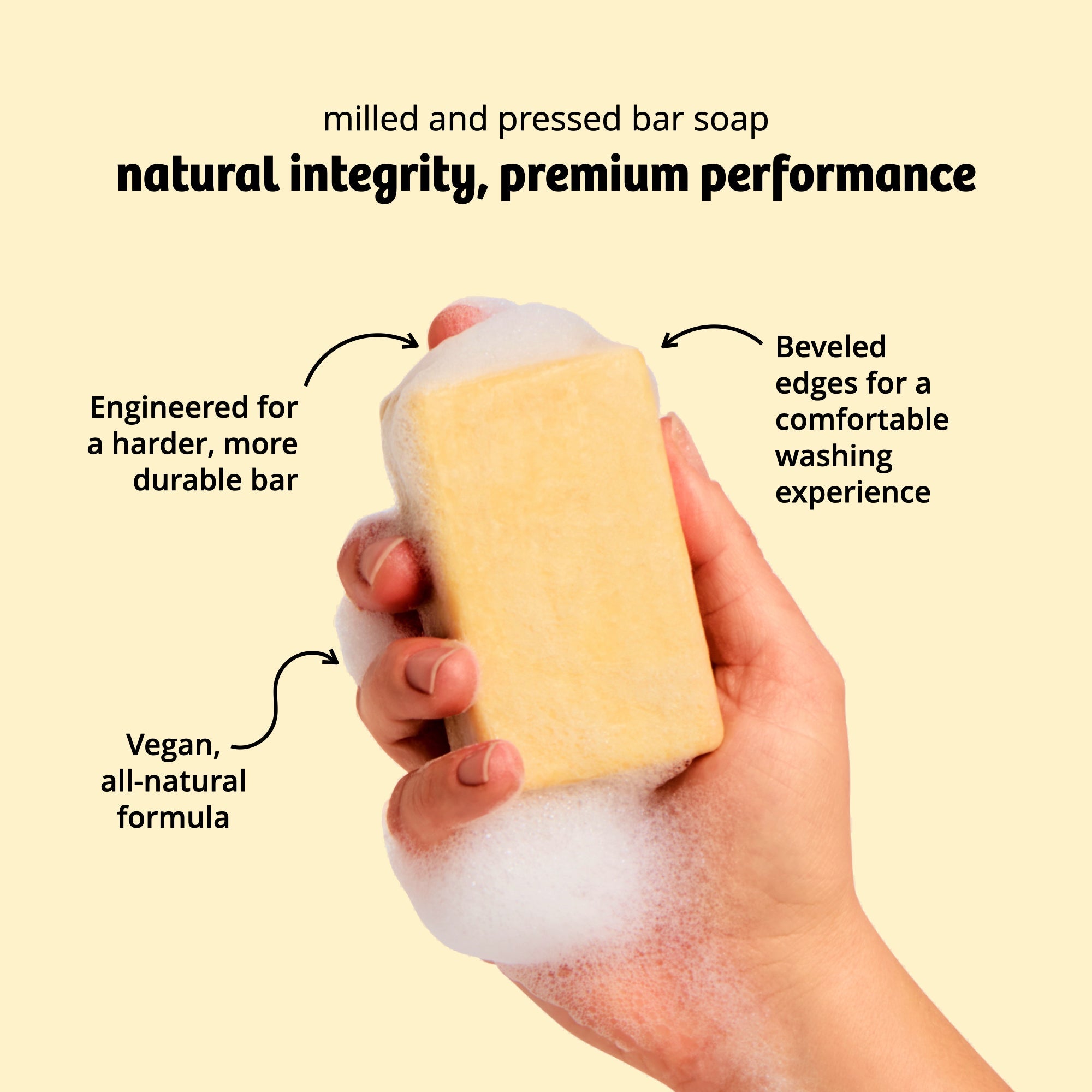 Main Squeeze Moisturizing Hand & Body Bar Soap