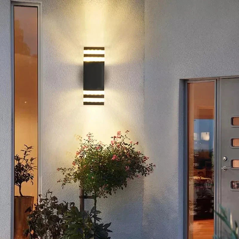 Versatile Outdoor Al Waterproof Wall Lamp - Illuminate Your Garden, Courtyard, and More with 6W LED Night Light