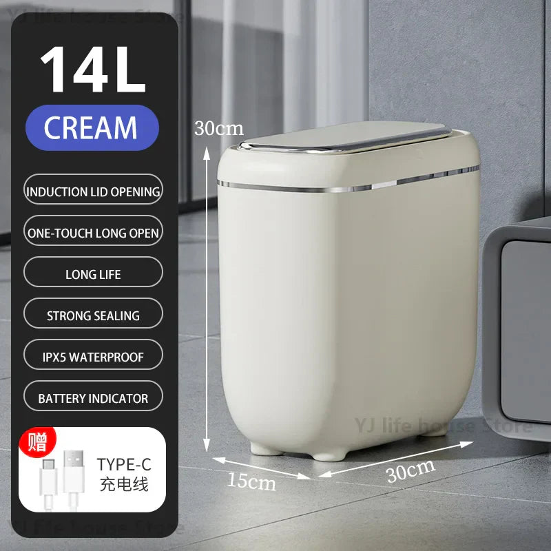 DecorBites™ Automatic Sensor Trash Can for Smart Home & Kitchen
