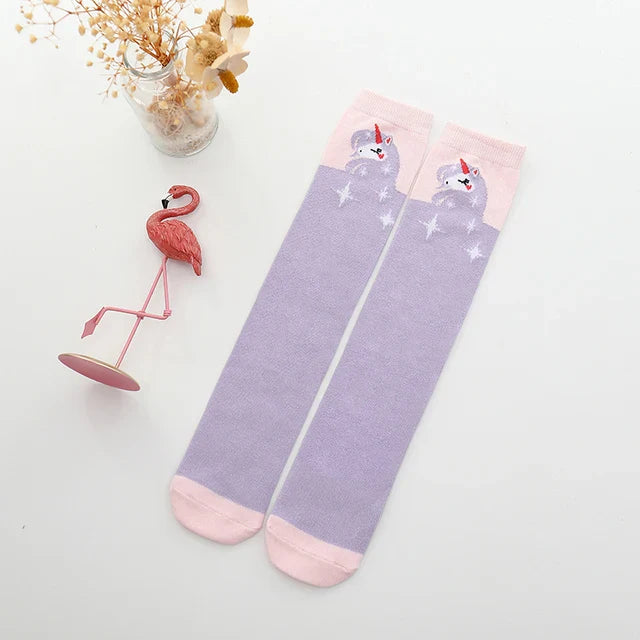 Adorable Kids' Knee High Socks