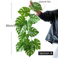 Dlight Decor 180cm Hanging Monstera Vine with Turtle Leaves