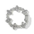 Iced Out Floral Bracelet