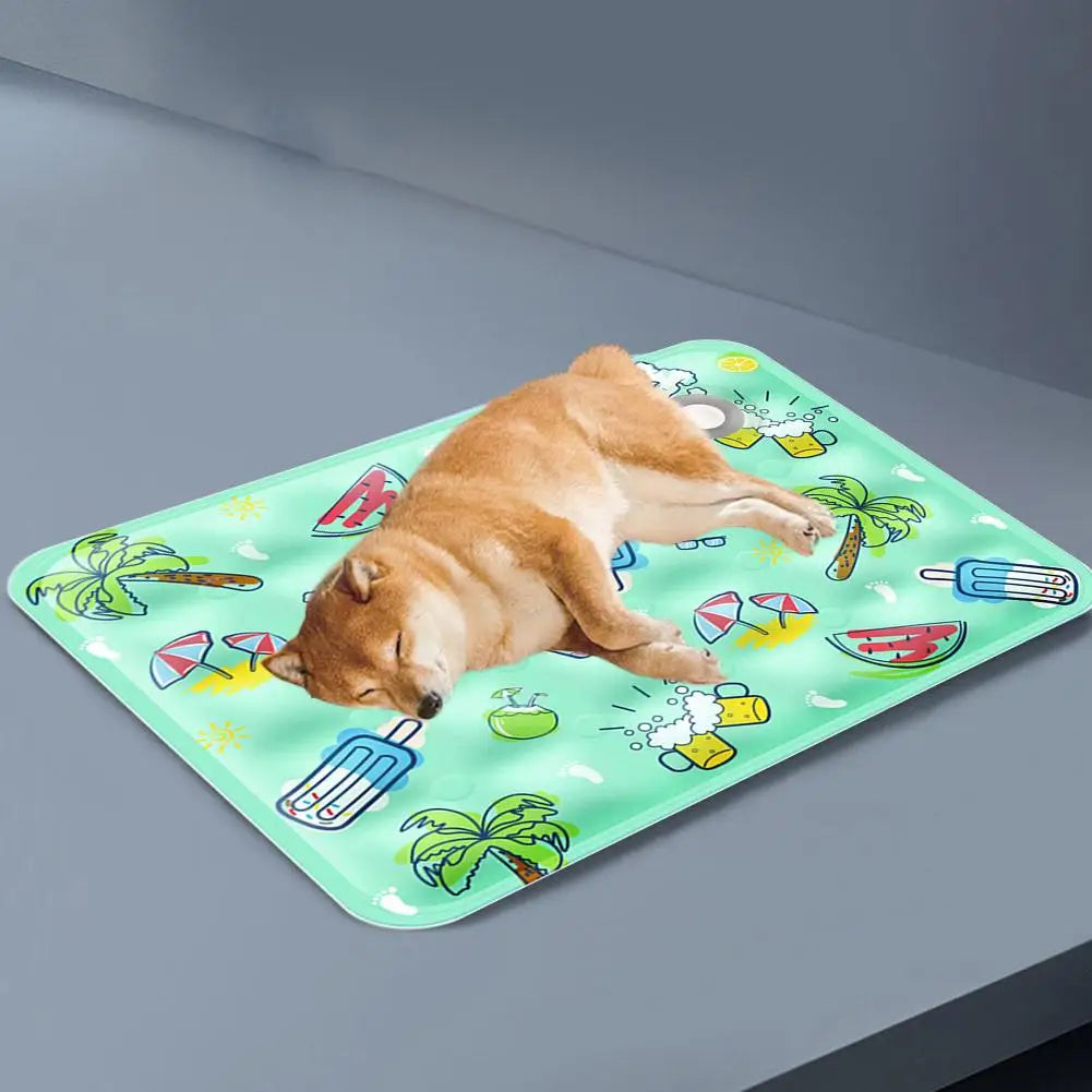 Dog Cooling Mat Summer Pad Mat For Dogs Cat Blanket Sofa Breathable Pet Bed Summer Washable For Small Medium Large Dogs Cat