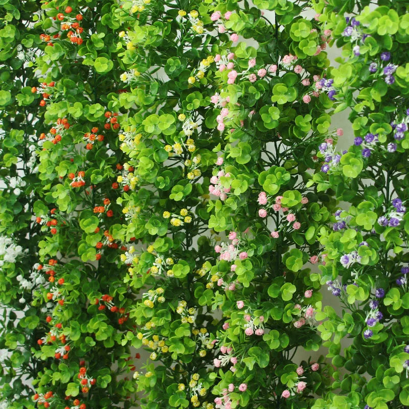 Dlight Decor Eucalyptus Vines with Babysbreath for Wall and Event Decor