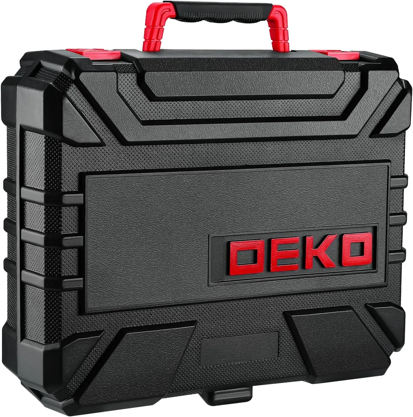 126-Piece 8V Cordless Drill Tool Kit – Lightweight Red Home DIY Set with Drill Bits & Hand Tools