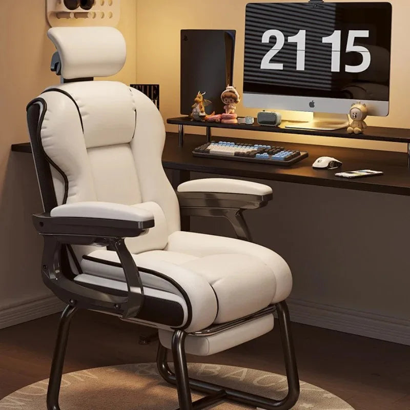Leisure Gaming Office Chair Bow-shaped Chair Adjustable Ergonomics Home Comfortable Sitting Desk Silla Gamer Office Furniture