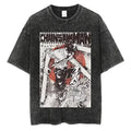 Chainsaw Man T-Shirt: Vintage Washed Oversized Streetwear