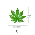 Dlight Decor 5 or 10pcs Tropical Fatsia Monstera Leaves for Table and Home Decor
