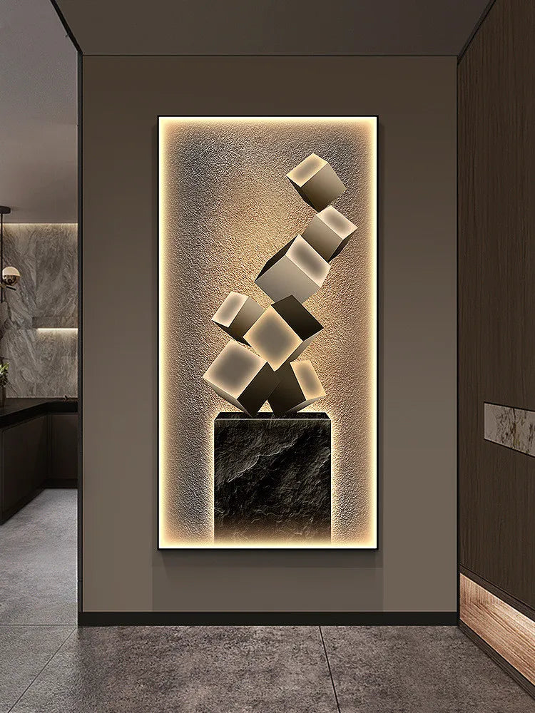 Dlight Decor Crystal Wall Art Glow Lamp for Interiors