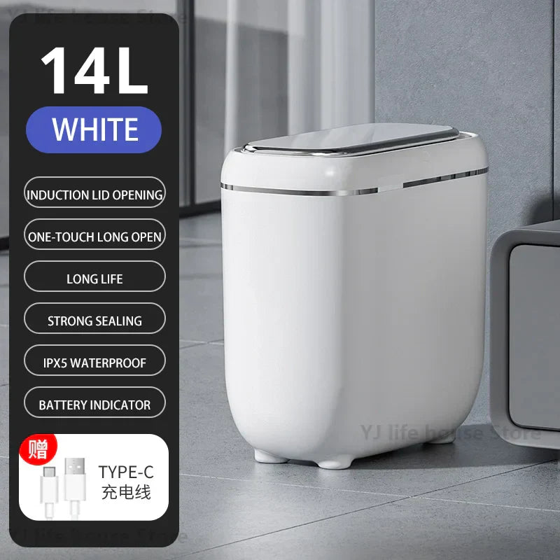 DecorBites™ Automatic Sensor Trash Can for Smart Home & Kitchen