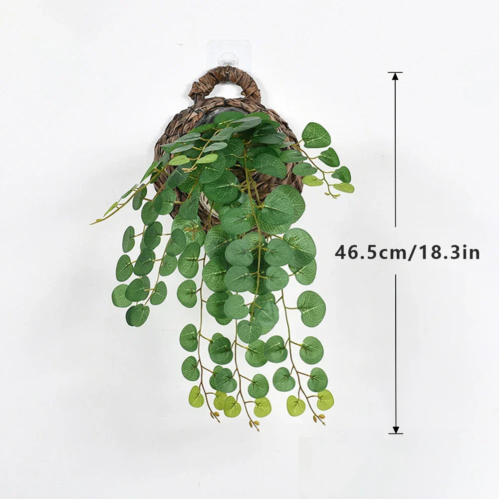 Dlight Decor Eucalyptus Begonia Vines for Hanging Garden and Wall Decor