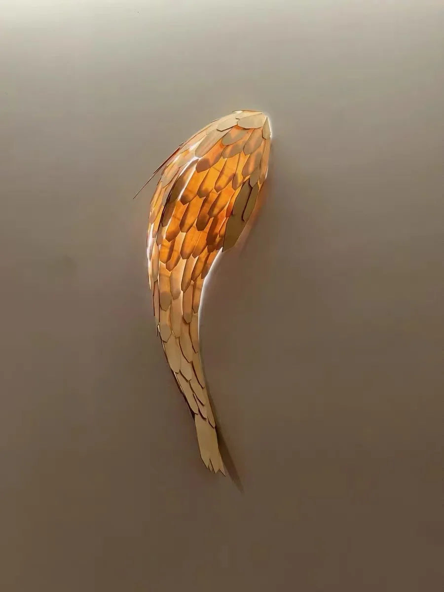 Dlight Decor Japanese Fish Wall Lamp Sculpture
