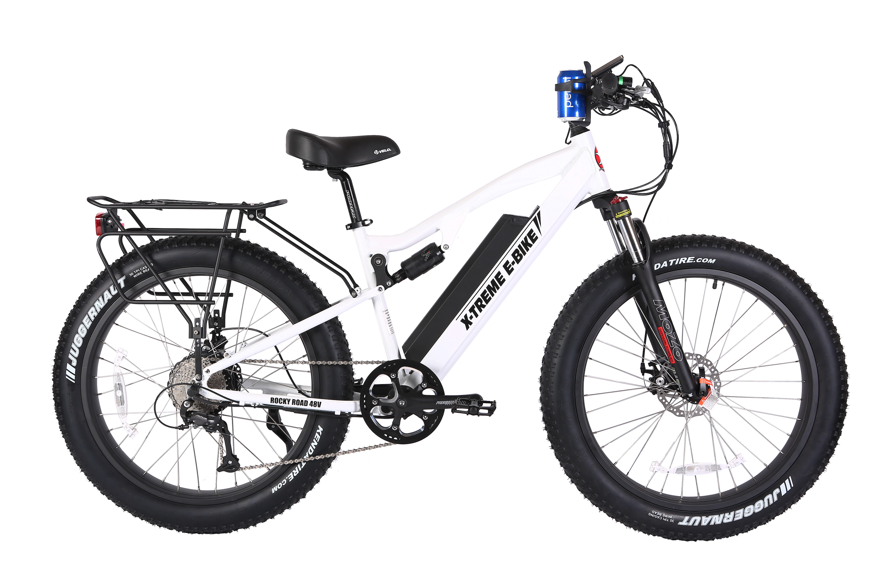 X-Treme Rocky Road 48 Volt 17 Amp Fat Tire Electric Mountain Bicycle