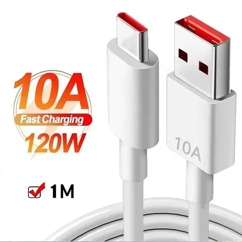 500000mAh 120W Fast Charging Power Bank PD 20W 4-Port USB Metal Portable Powerbank