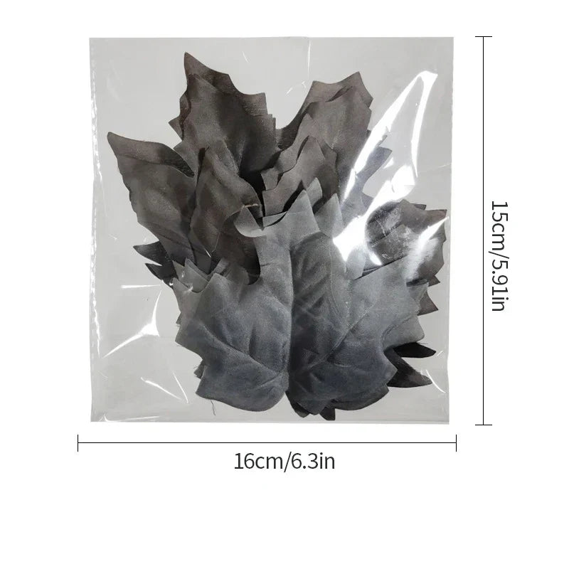 Dlight Decor 12pcs Autumn Maple Leaves for Christmas and Seasonal Decor
