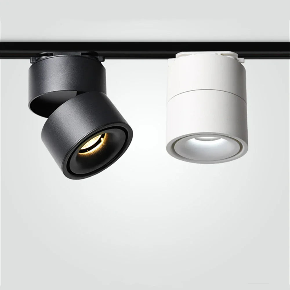 LED Track Light - 15W/12W/10W Spotlights for Bedrooms, Shops, and Corridors