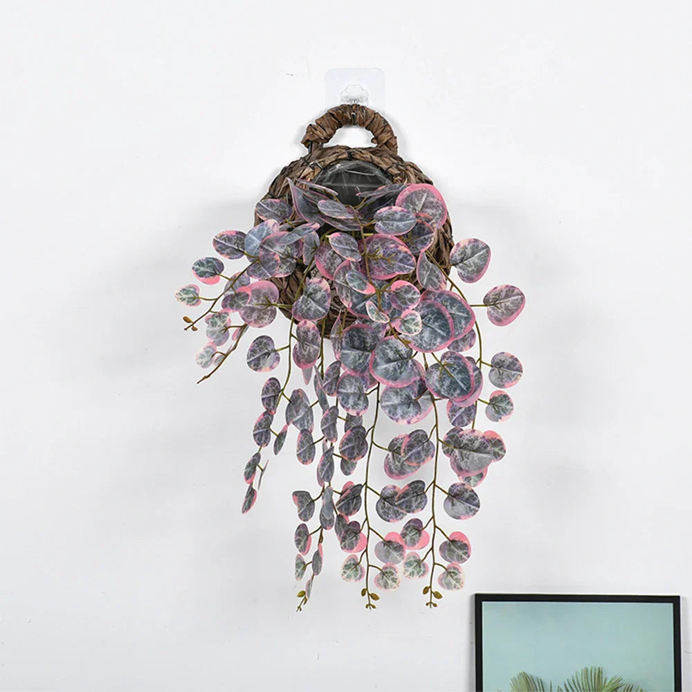 Dlight Decor Eucalyptus Begonia Vines for Hanging Garden and Wall Decor