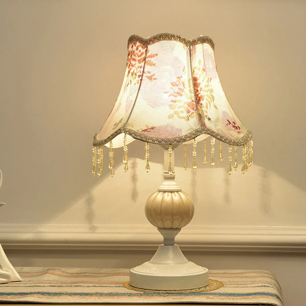 European Style Touch Table Lamp - Modern Romantic Decorative Lighting for Bedroom