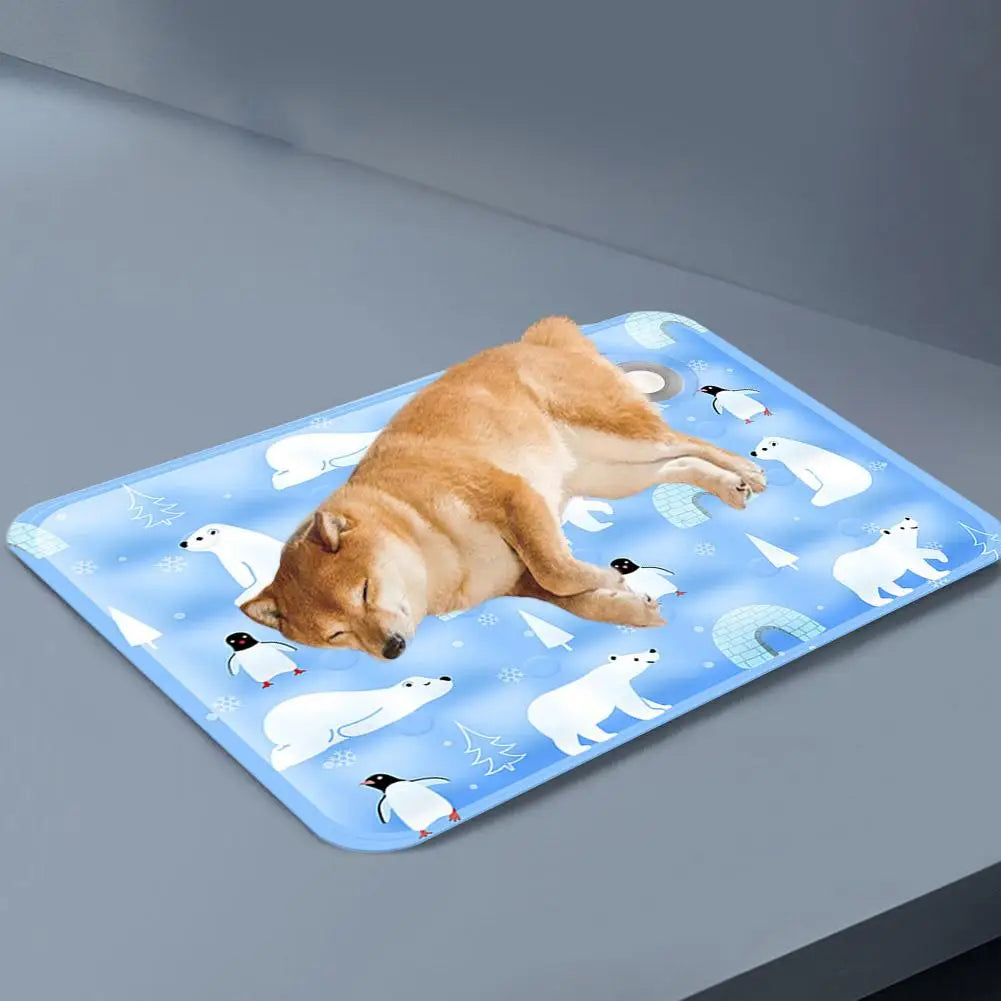 Dog Cooling Mat Summer Pad Mat For Dogs Cat Blanket Sofa Breathable Pet Bed Summer Washable For Small Medium Large Dogs Cat