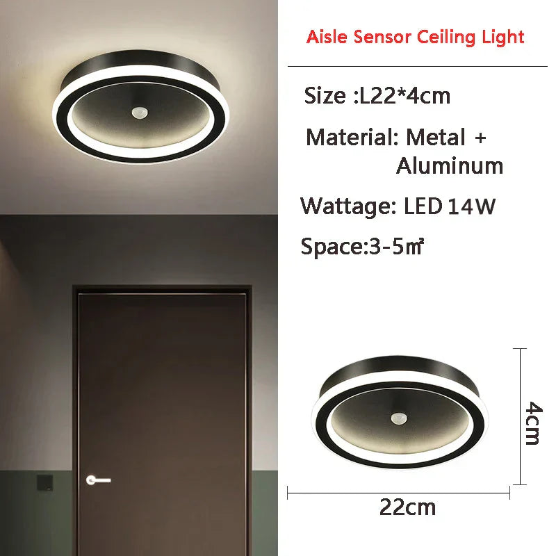 DecorBites™ LED Motion Sensor Ceiling Lamp for Home - Indoor Lighting Fixtures