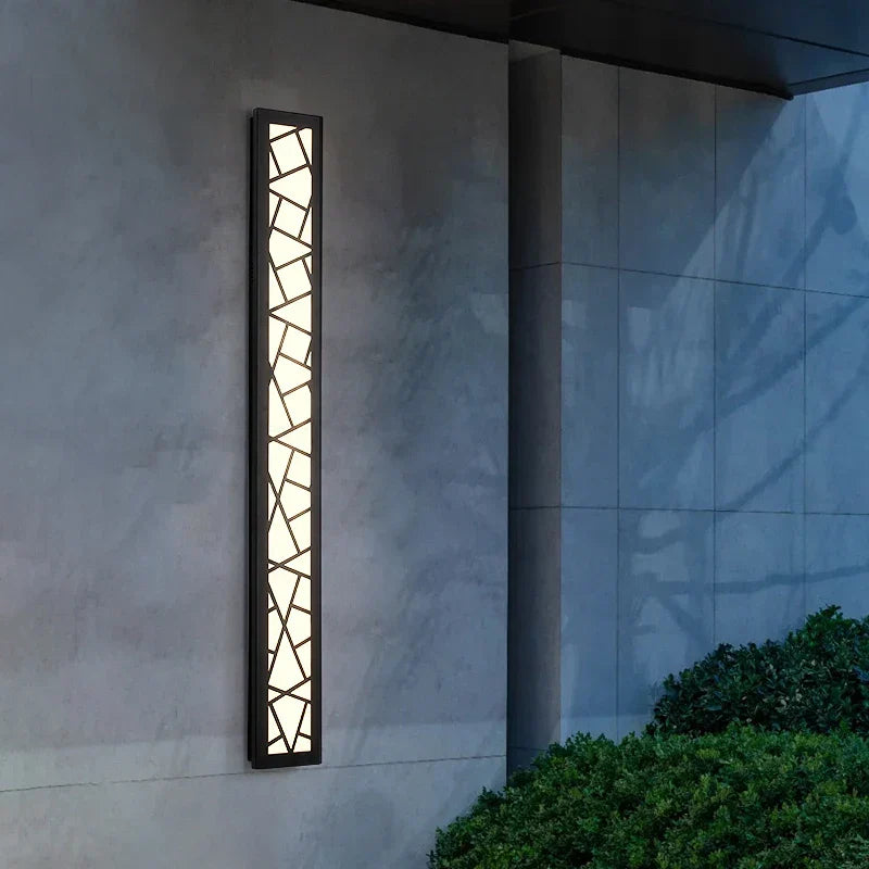 Stylish Waterproof LED Tall Wall Lamp - Illuminate Your Garden Villa and Porch with Elegance