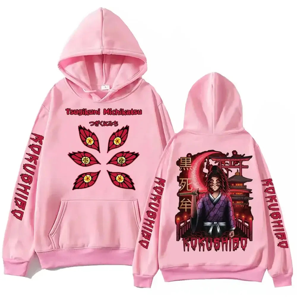 Demon Slayer Hoodie: Harajuku Fleece Streetwear Pullover
