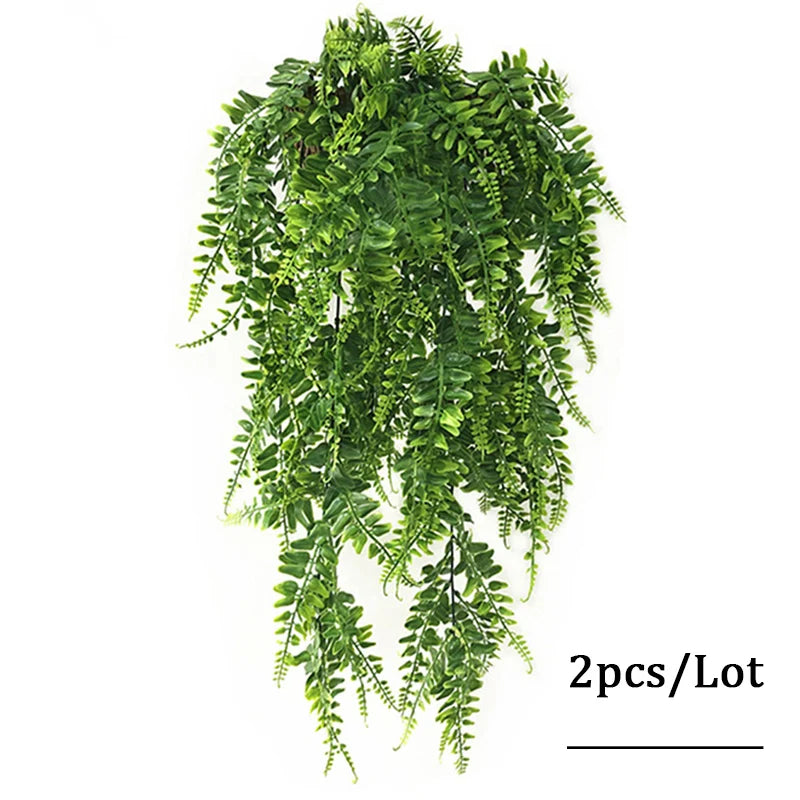 Dlight Decor 90cm Hanging Persian Fern Leaf Vine for Wall and Balcony Decor