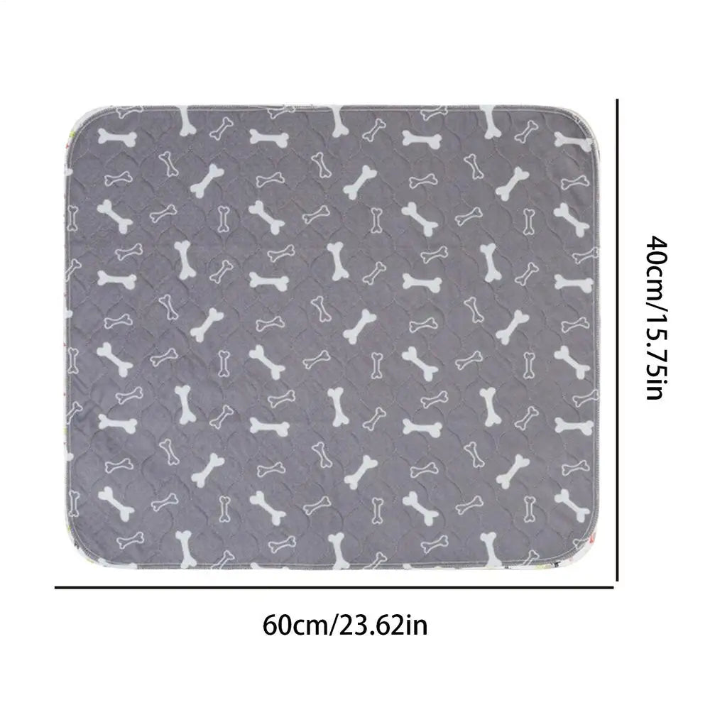 Pet Pee Pad Waterproof Washable Puppy Pee Pad Durable Absorbent Pet Bed Mat Reusable Anti-Slip Dog Urine Pad Cat Care Dog Mat