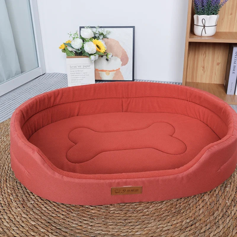 Winter Waterproof Orthopedic Foam Dog Beds for Small Medium Large Dogs Durable Dog Sofa The Pet Bed Washable Removable Cover