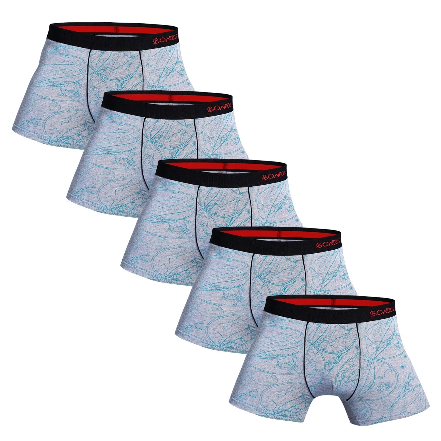 5pcs Pack Men Cotton Underwear Boxers