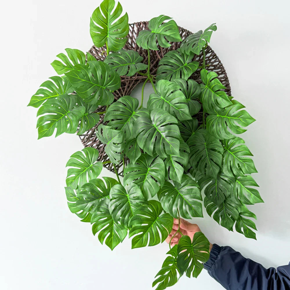 Dlight Decor 180cm Hanging Monstera Vine with Turtle Leaves