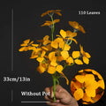 Dlight Decor 33cm Four Leaf Clover Plant with Bell Tree Leaves for Home and Party Decor