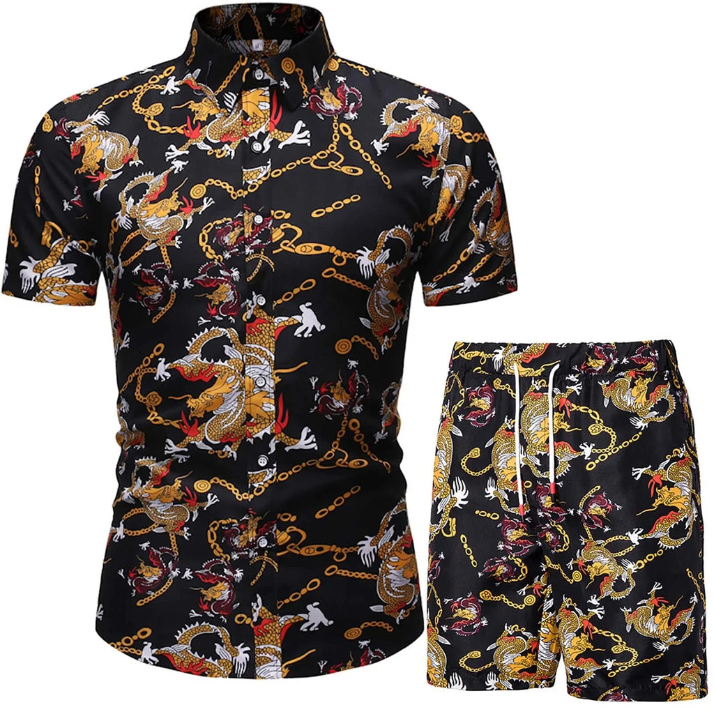 Classic men beach shorts set