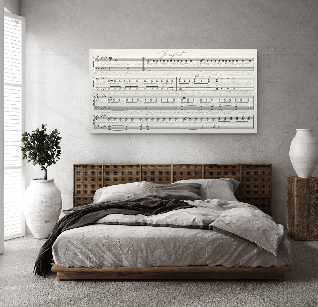 Music Wall Art With Lyrics