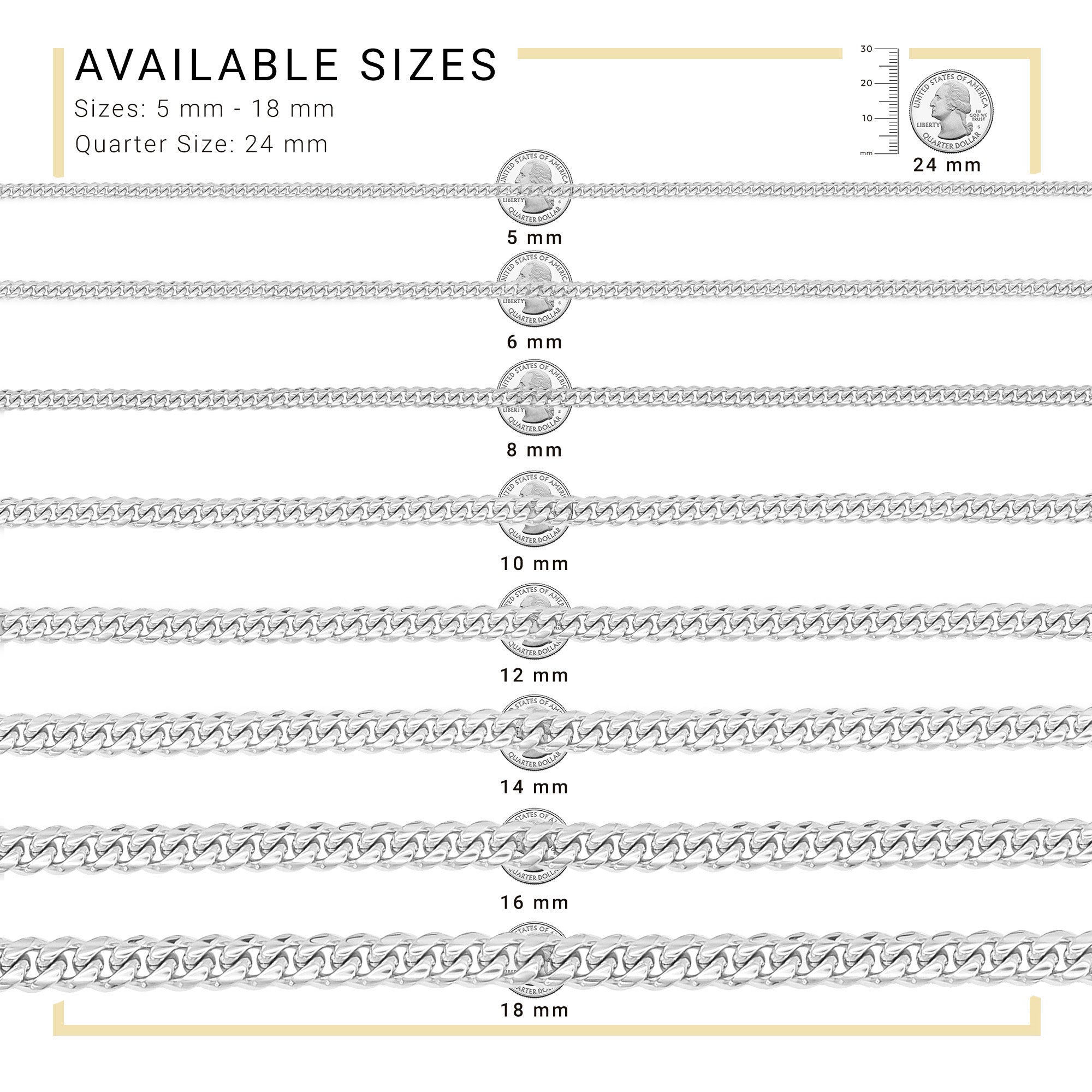 Cuban Link Chain Silver Curb Bracelet 8.5" Stainless Steel Men Jewelry