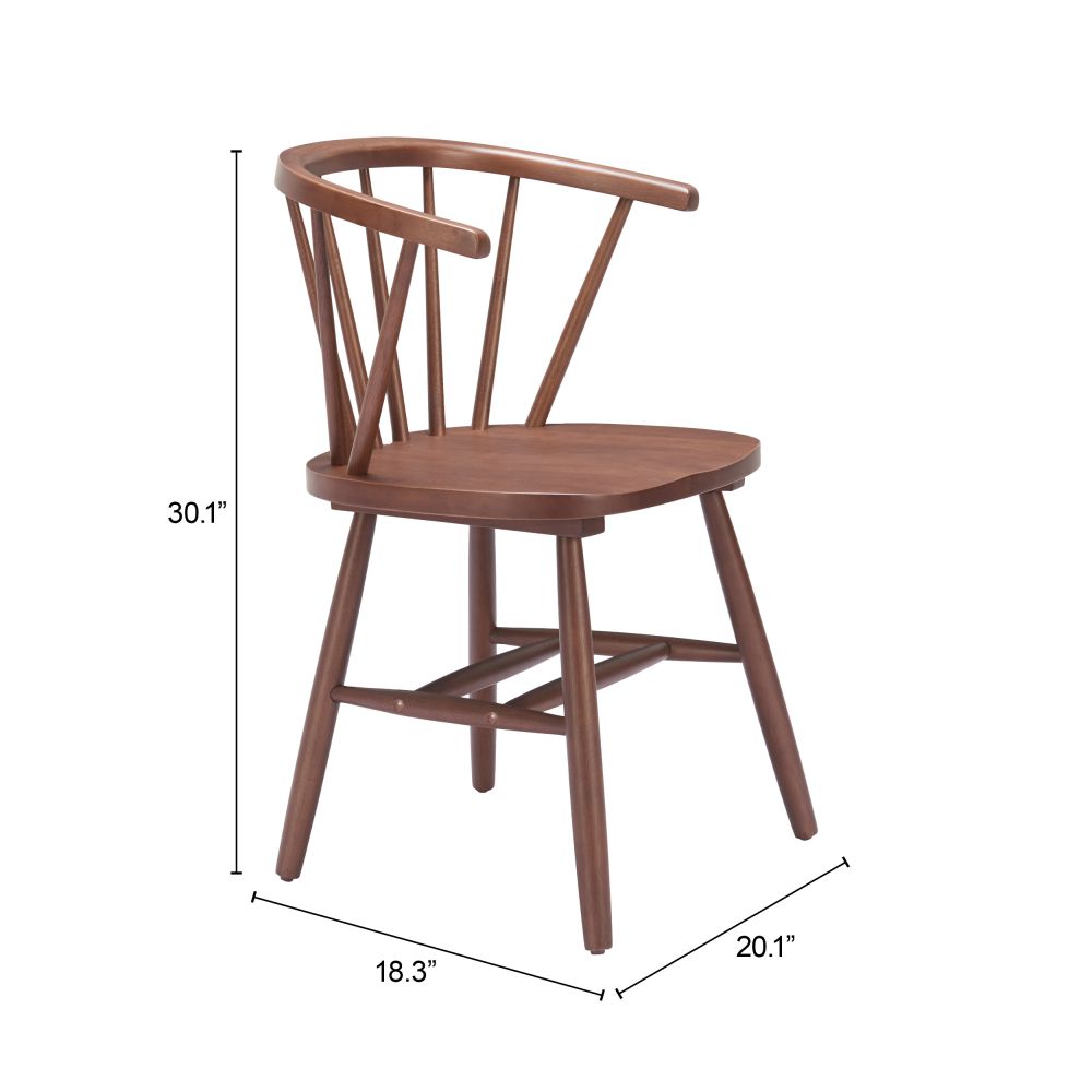 Stenger Painted Wooden Dining Chair 2PC