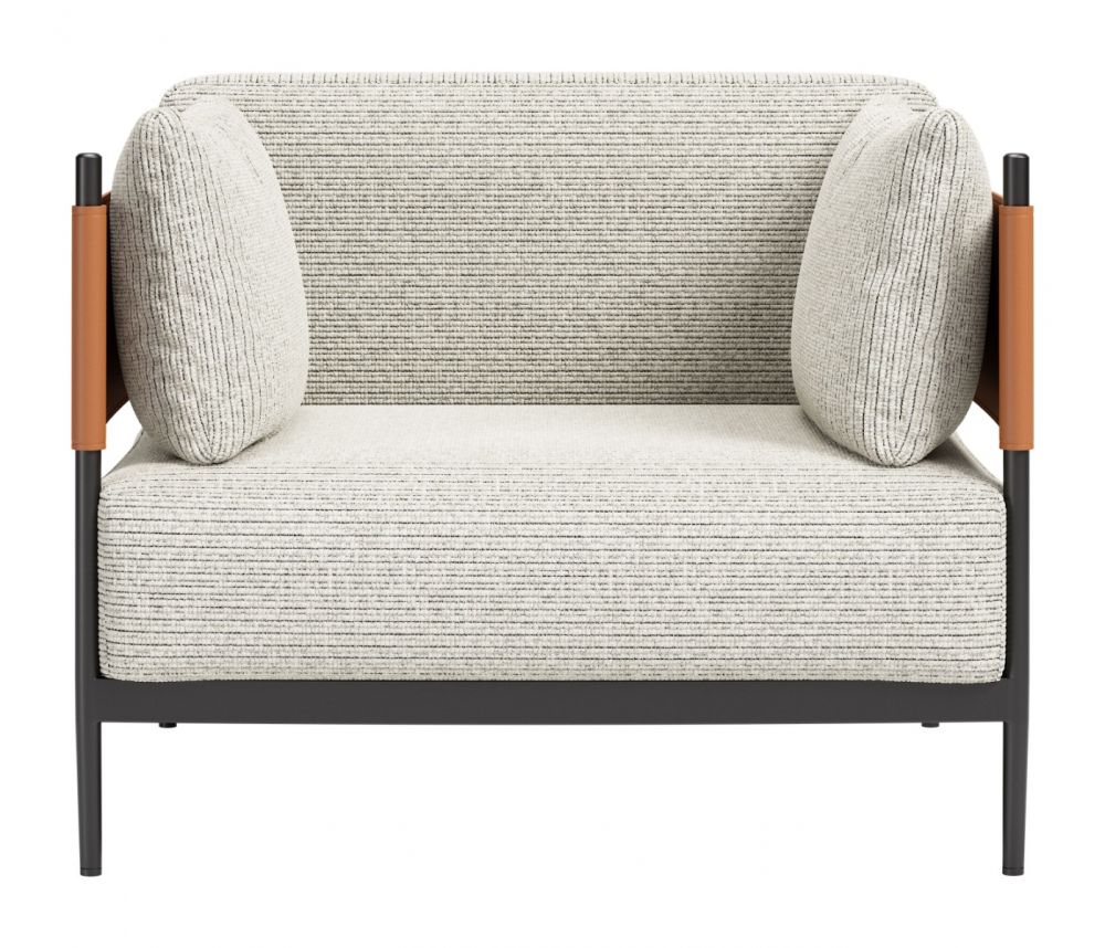 Stirbe Faux Leather Armchair