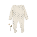 The Printed Romper - Mini Stitch Blue