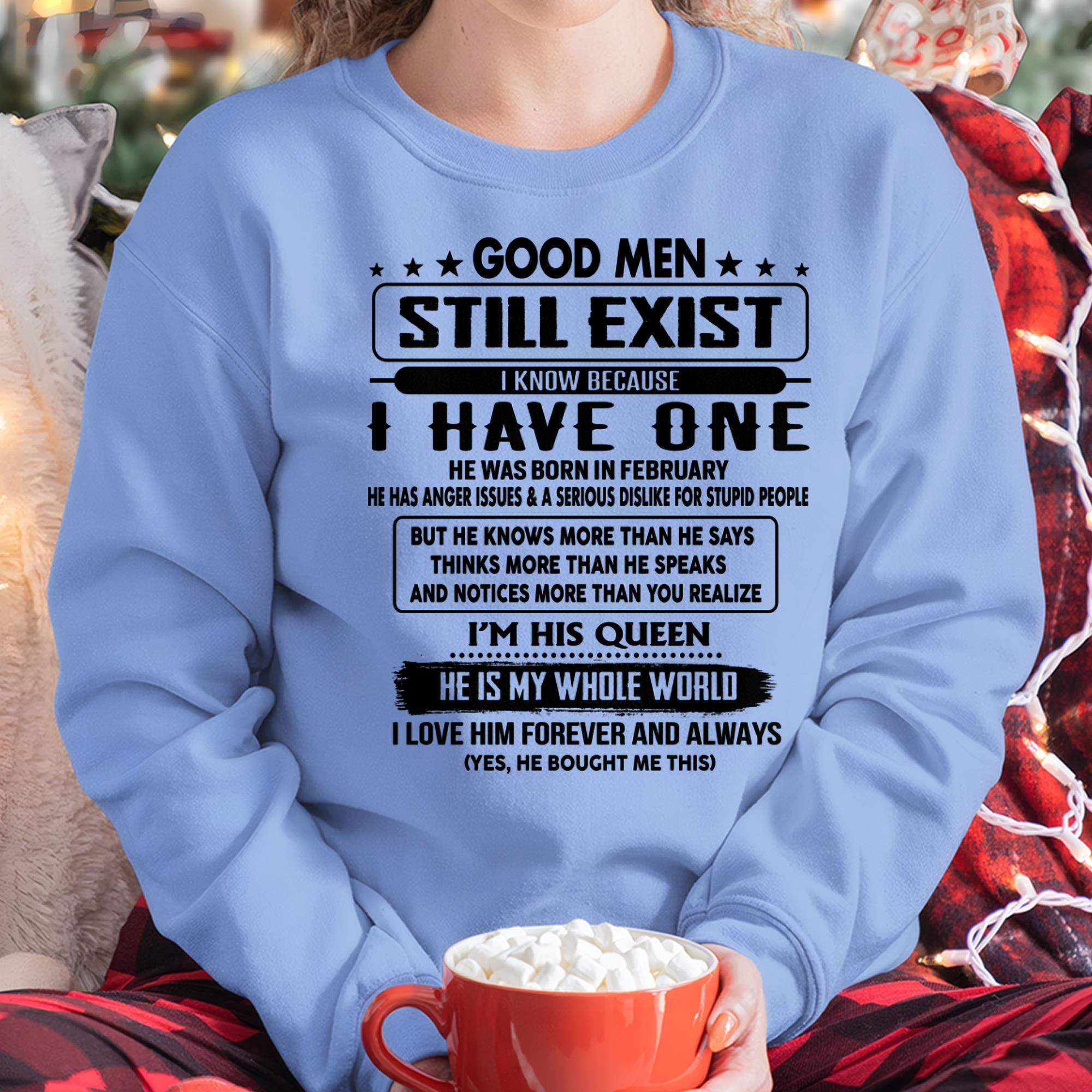 February - Good men Still Exist - gift for your girlfriend, wife from Husband - NGHL02 (SKU-GM-02)