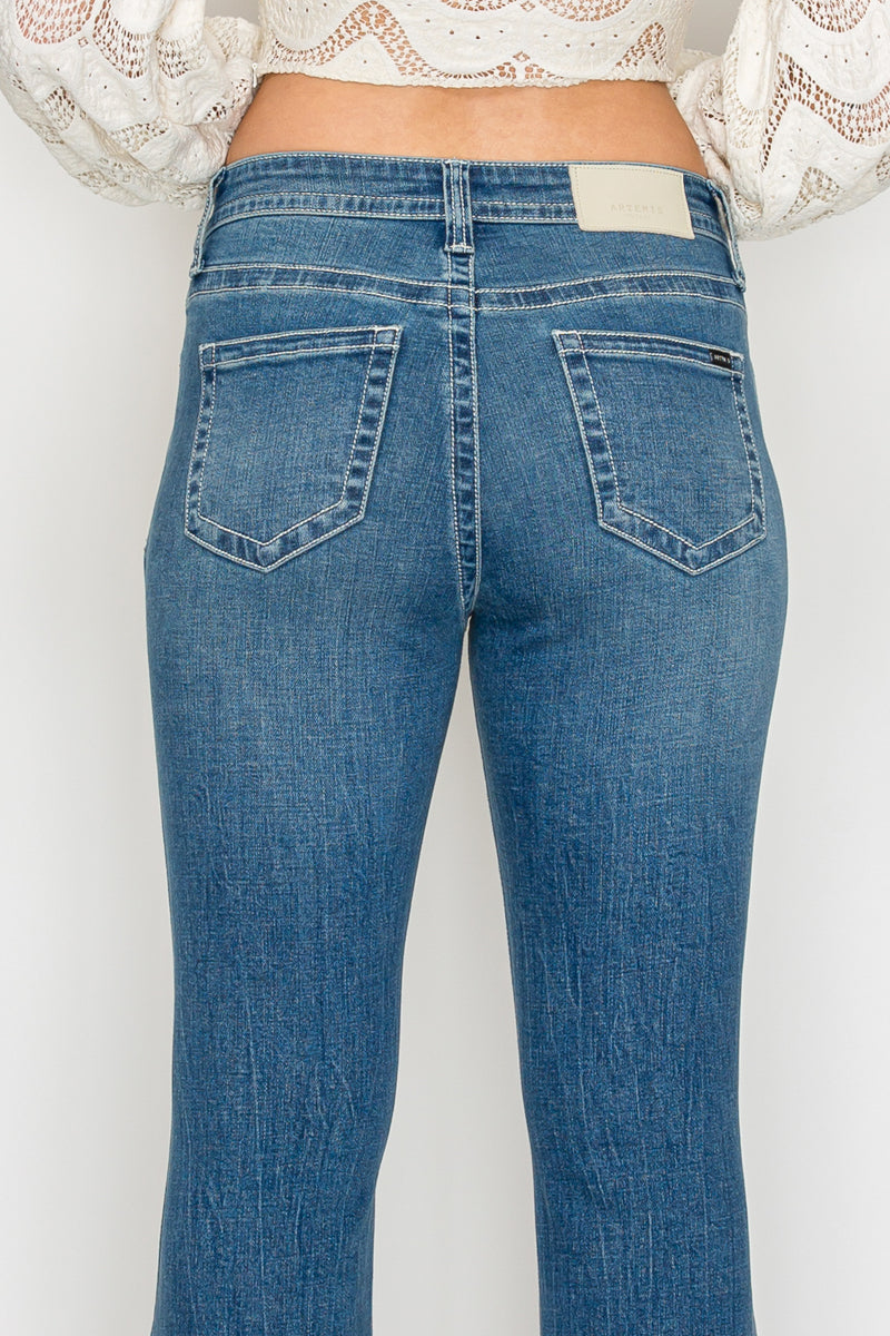 Stevie TUMMY CONTROL HIGH RISE SLIM FLARE JEANS  *Signature*