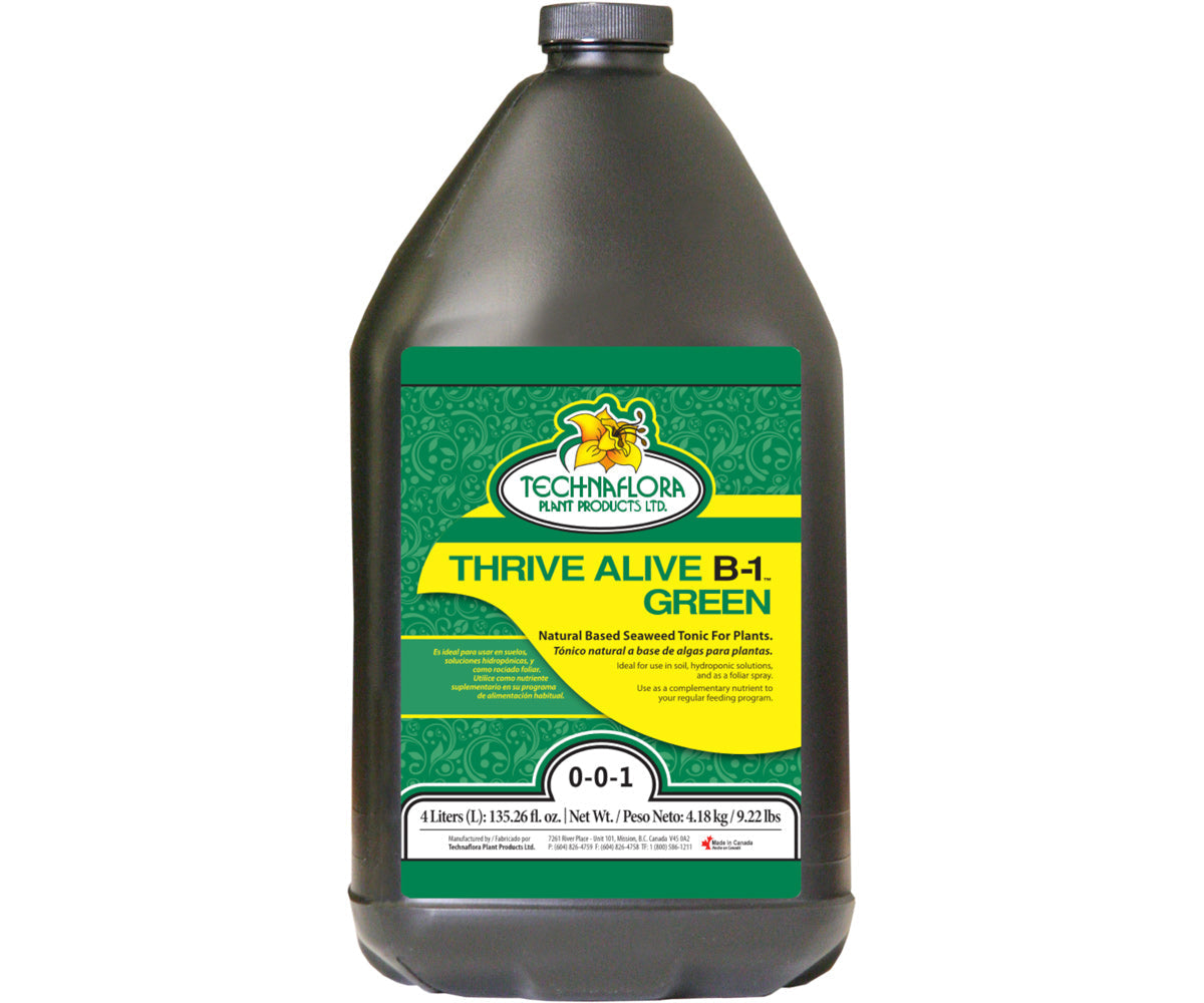 Thrive Alive B-1 Green Seaweed Tonic – 4 Liter Plant Booster